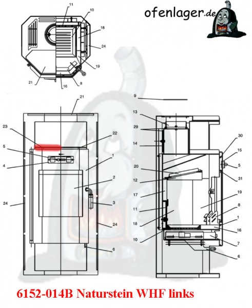 6152-014B Naturstein