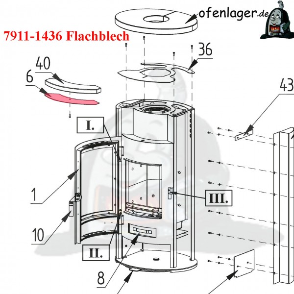 7911-1436 Flachblech