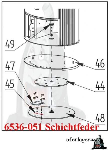 6536-051 Schichtfeder