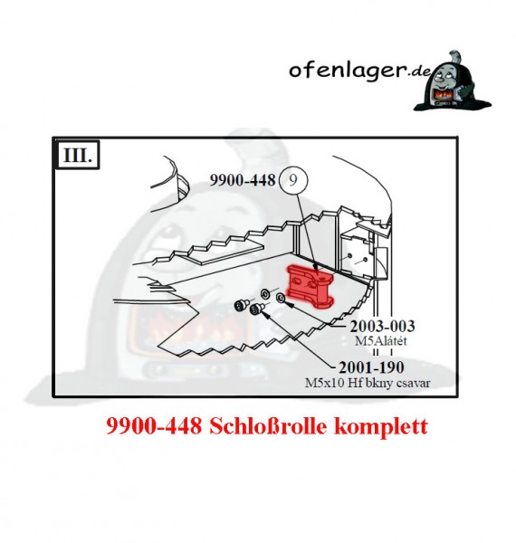 9900-448 Schloßrolle komplett