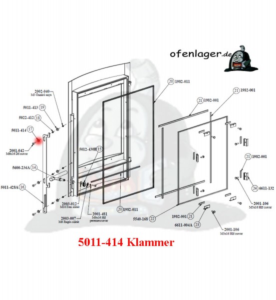 5011-414 Klammer