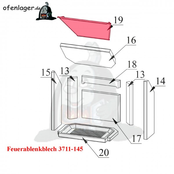 3711-145 Umlenkblech