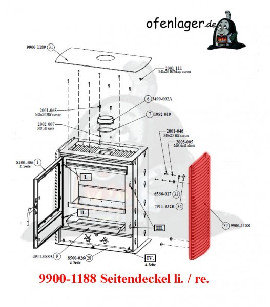 9900-1188 Seitendeckel