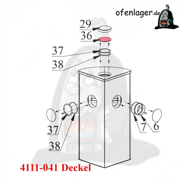 4111-041 Deckel