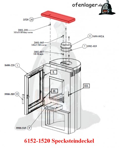 6152-1520 Specksteindeckel