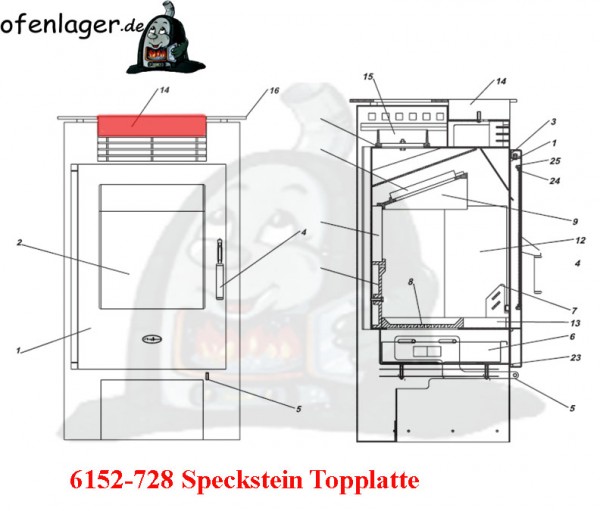 6152-728 Speckstein